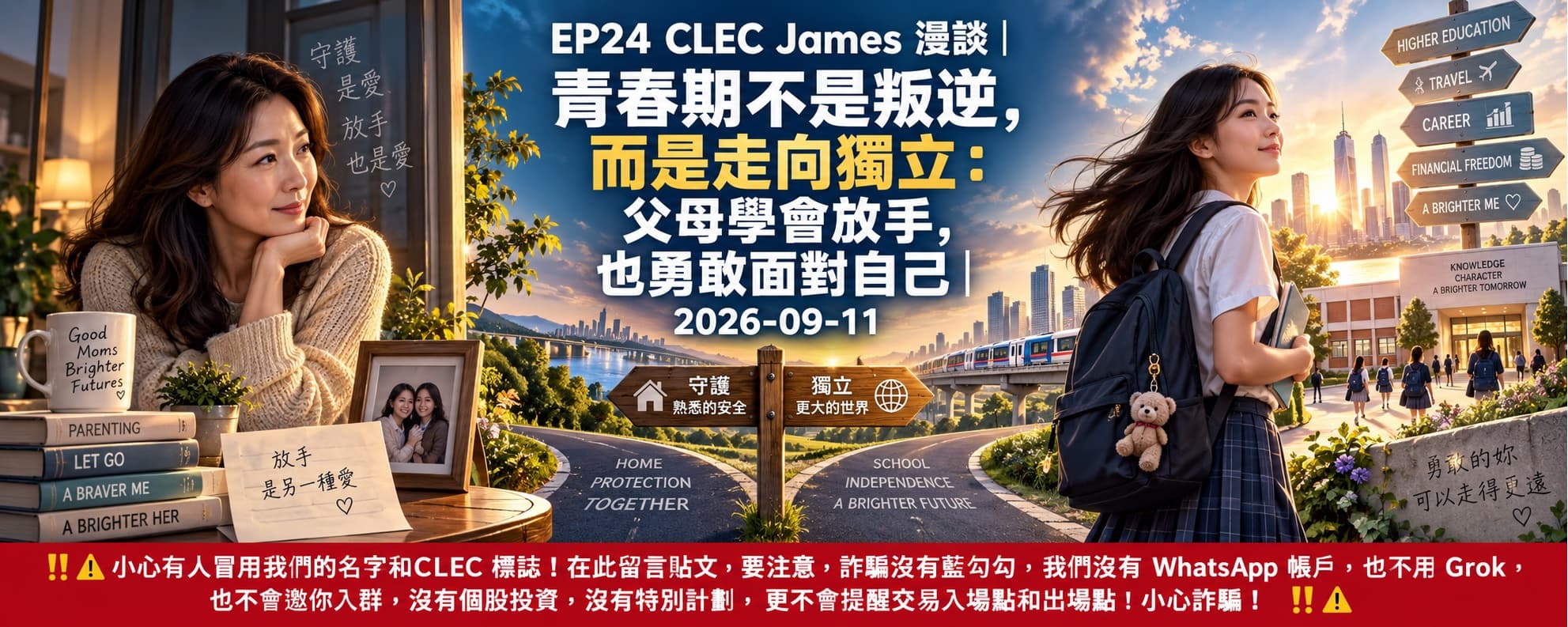青春期不是叛逆,而是走向獨立:父母學會放手,也勇敢面對自己