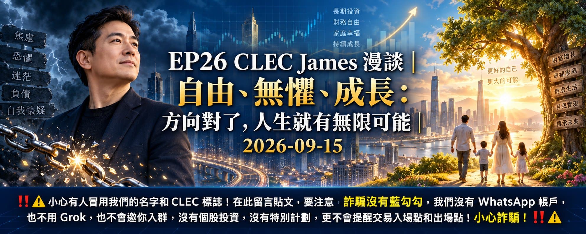自由、無懼、成長:方向對了,人生就有無限可能